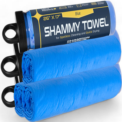 UltraAbsorb+ Premium Car Drying Shammy Cloth - 3 Pack (26"x17")